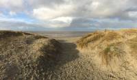 Strand bei Norddeich im Winter